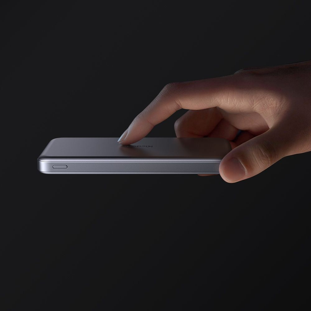 Batterie Externe Sans Fil McDodo MC-3781 Meta, 10000mAh, 20W, PD + FQI, 1 x QI - 2 x USB-C, Noire