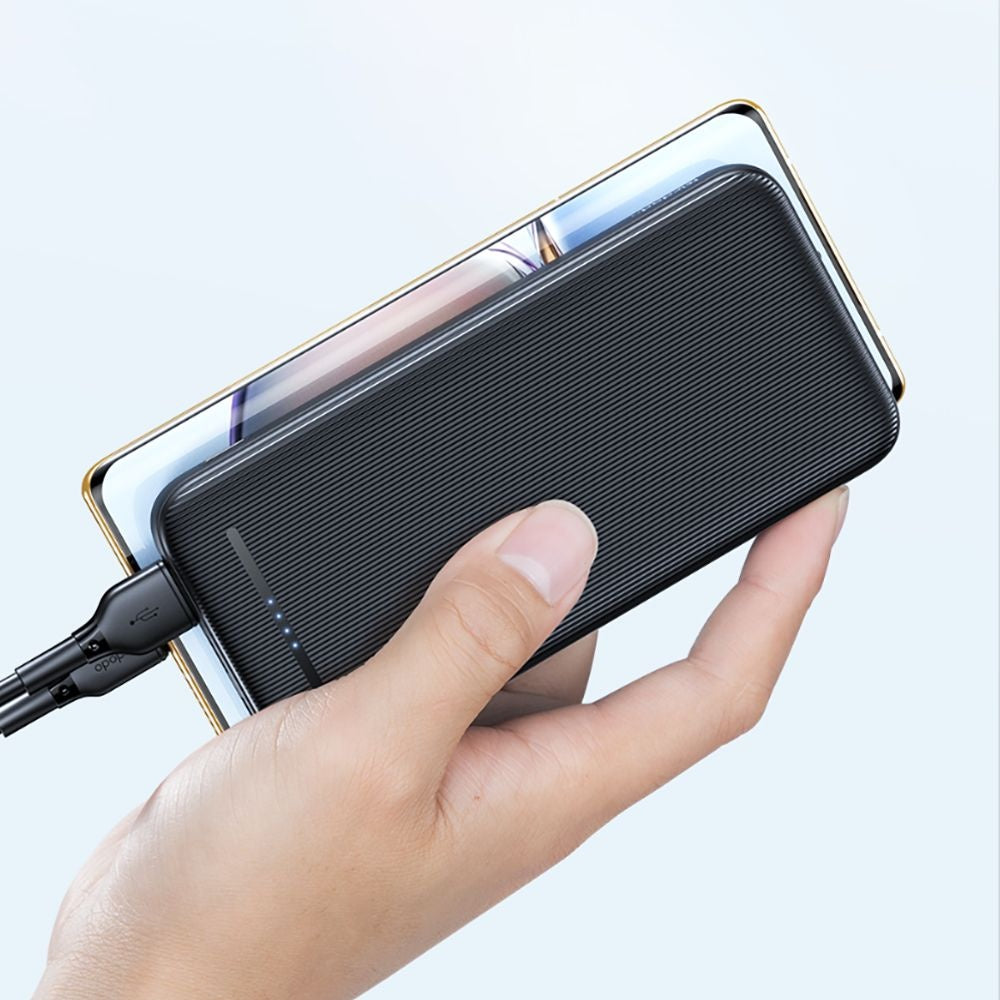 Batterie Externe McDodo MC-4631 Online, 10000mAh, 10W, 2 x USB-A - 1 x USB-C, Noire