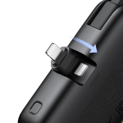 Batterie Externe McDodo MC-7800 Freekit, 5000mAh, 22.5W, PD, 1 x Lightning - 2 x USB-C, Noire