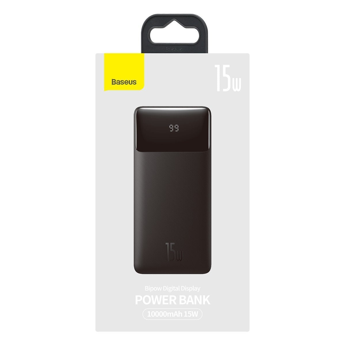 Baseus Bipow Batterie externe, 10000mAh, 15W, 1 x USB-C - 2 x USB-A, Noir PPBD050001 