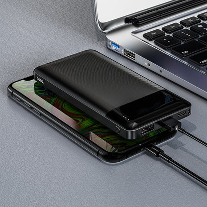 Batterie Externe HOCO J72, 10000mAh, 10W, 2 x USB-A, Noire