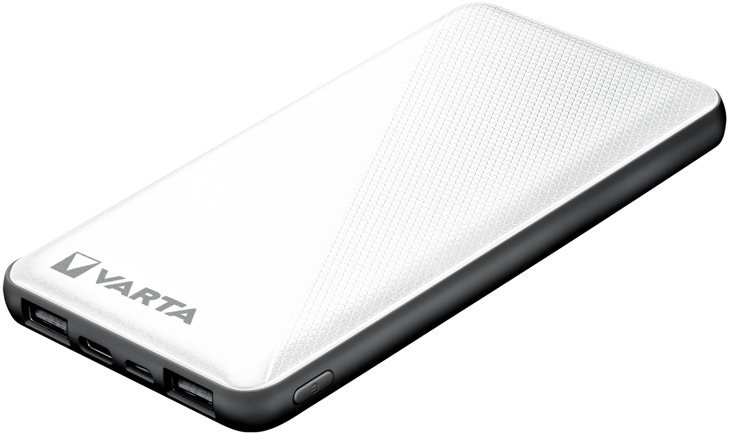 Batterie externe Varta Energy, 10000mAh, 15W, 2 x USB-A - 1 x USB-C, blanc