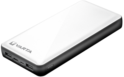 Batterie externe Varta Energy, 20000mAh, 15W, 2 x USB-A - 1 x USB-C, blanc