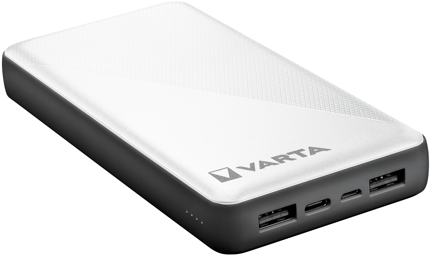 Batterie externe Varta Energy, 20000mAh, 15W, 2 x USB-A - 1 x USB-C, blanc