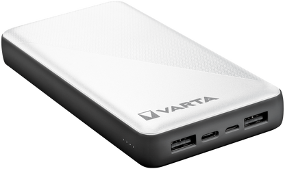 Batterie externe Varta Energy, 20000mAh, 15W, 2 x USB-A - 1 x USB-C, blanc