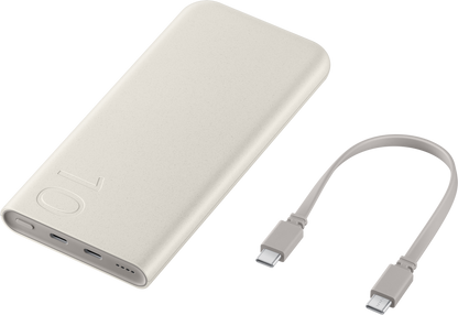 Batterie Externe Samsung, 10000mAh, Beige EB-P3401XUEGWW