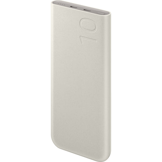 Batterie Externe Samsung, 10000mAh, 25W, PD, 2 x USB-C, Beige, Reconditionnée EB-P3400XUEGEU