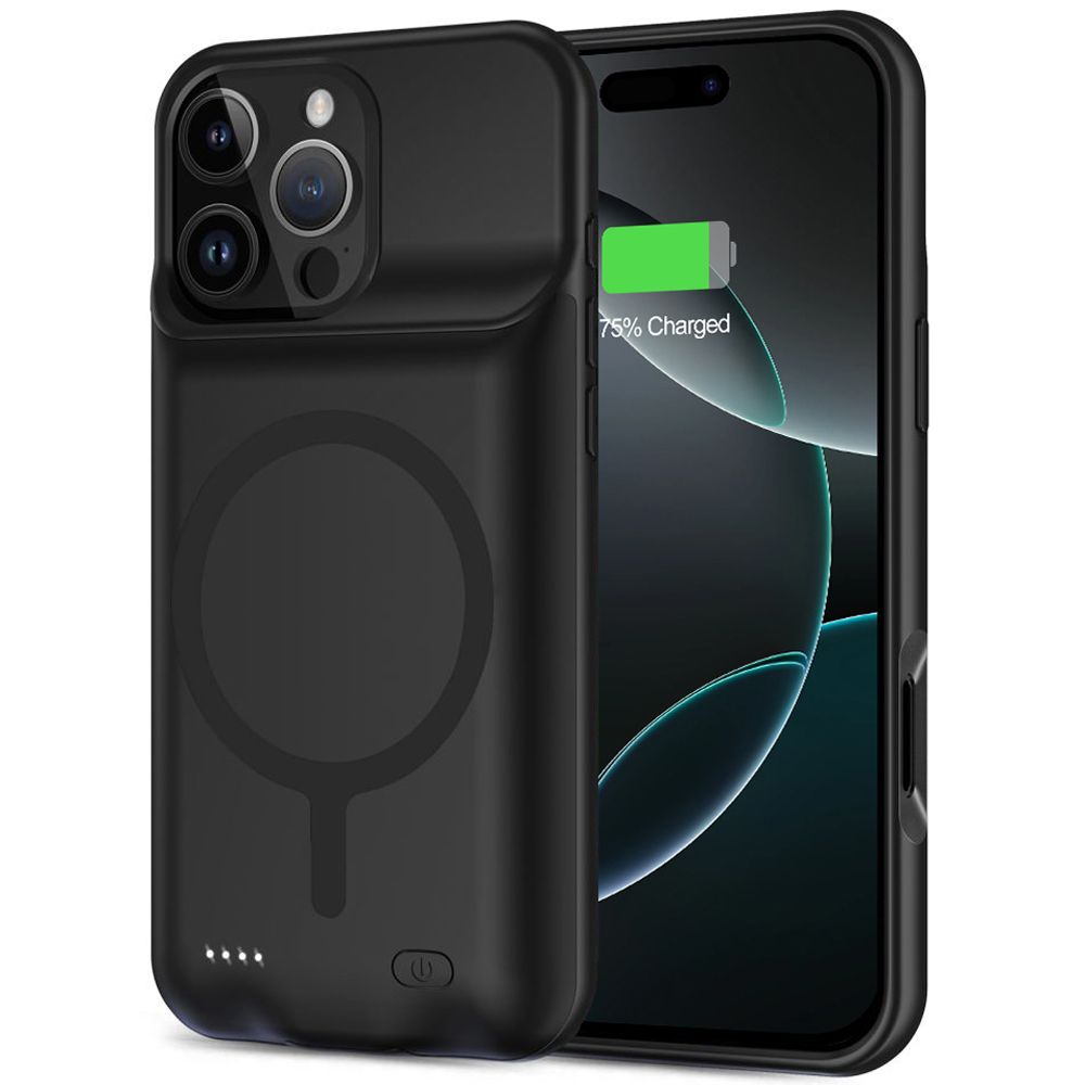 Tech-Protect Wireless Pouch Type Batterie externe pour Apple iPhone 16 Pro Max, 8500mAh, Noir 