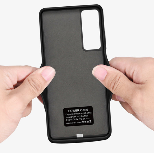 Batterie Externe Type Étui Techsuit Power Pro Battery pour Huawei P30 Pro New Edition / P30 Pro, 5000mAh, Noire