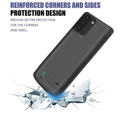 External Battery Case Techsuit Power Pro Battery for Samsung Galaxy Note 10 5G N971 / Note10 N970, 5000mAh, Black
