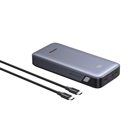 Batterie Externe UGREEN Nexode PB532 (55989B), 20000mAh, 30W, QC + PD, 1 x USB-A - 2 x USB-C, Gris