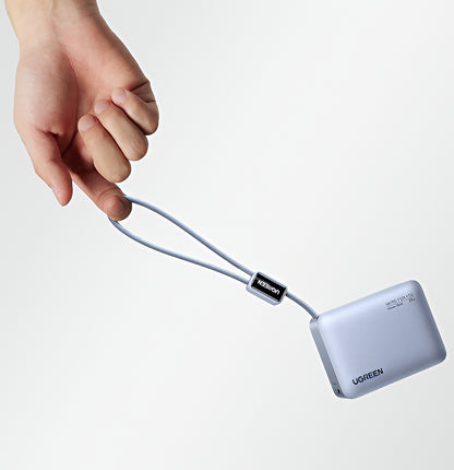 Batterie Externe UGREEN PB584 (75173B), 10000mAh, 33W, QC + PD, 1 x USB-A - 2 x USB-C, Bleu