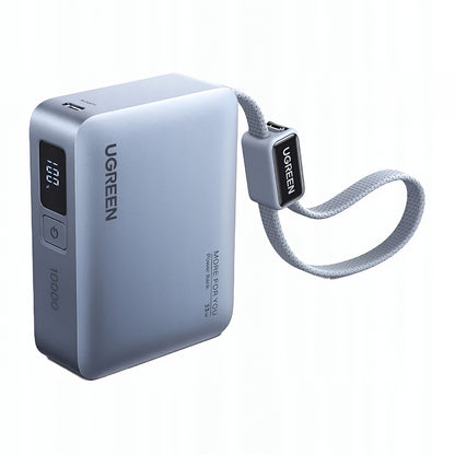 Batterie Externe UGREEN PB584 (75173B), 10000mAh, 33W, QC + PD, 1 x USB-A - 2 x USB-C, Bleu