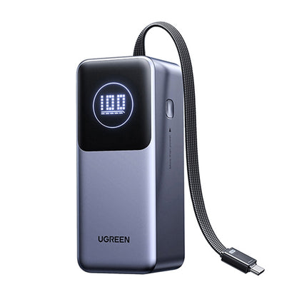 Batterie Externe UGREEN PB723, 20000mAh, 130W, QC + PD, 1 x USB-A - 2 x USB-C, Gris