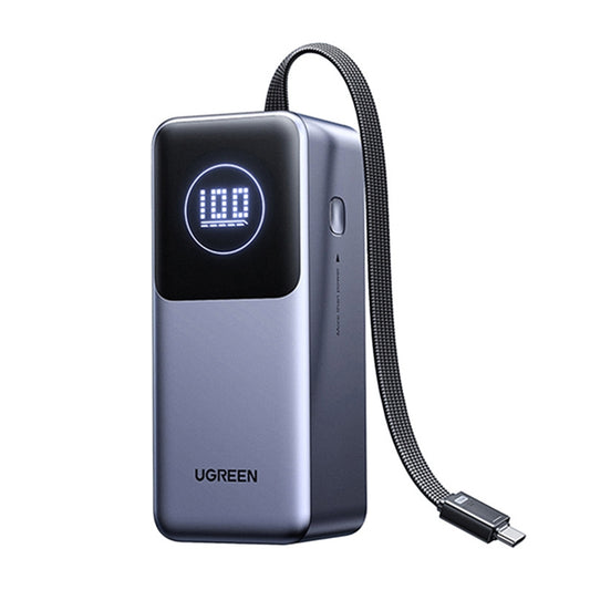 Batterie Externe UGREEN PB723, 20000mAh, 130W, QC + PD, 1 x USB-A - 2 x USB-C, Gris