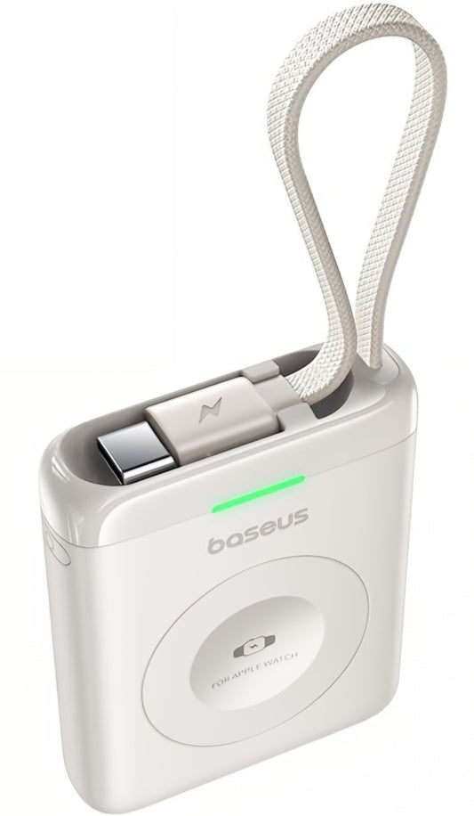 Batterie Externe Sans Fil Baseus EnerFill FW11, 1640mAh, 5W, 1 x QI, Blanche E0205302