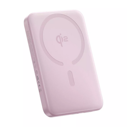 Batterie Externe Sans Fil Baseus Enerfill FM12, 10000mAh, 22.5W, PD + FQI, 1 x QI - 1 x USB-C, Rose E0028502