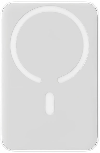 Batterie Externe Sans Fil Baseus Magnetic Mini, 10000mAh, 20W, PD + FQI, 1 x QI - 1 x USB-C, Blanche PPCX07002
