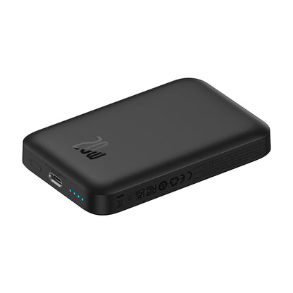 Batterie Externe Sans Fil Baseus Mini Air, 6000mAh, 20W, PD + FQI, 1 x QI - 1 x USB-C, Noire P10059002113-00