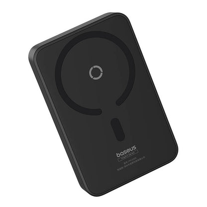 Batterie Externe Sans Fil Baseus MagPro PPCXZ05, 5000mAh, 20W, PD + FQI, 1 x QI - 1 x USB-C, Noire, Reconditionnée P10064101123-00