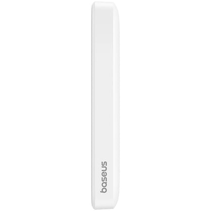 Baseus Magnetic Mini Wireless External Battery, 6000mAh, 20W, PD + FQI, 1 x QI - 1 x USB-C, Blanc 