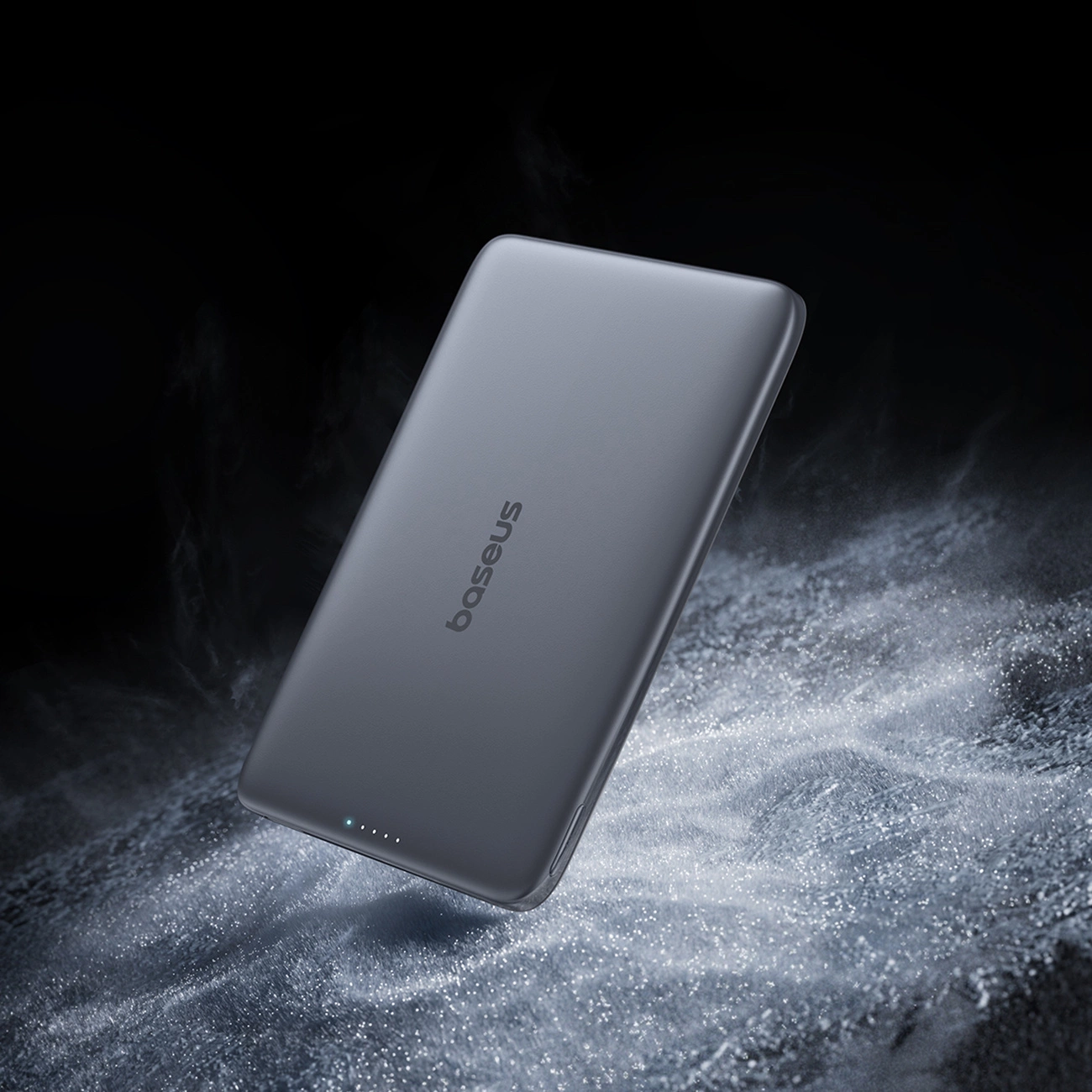Batterie Externe Sans Fil Baseus PicoGo AM41, 5000mAh, 20W, PD + FQI, 1 x QI - 1 x USB-C, Noire