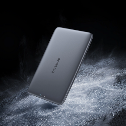 Batterie Externe Sans Fil Baseus PicoGo AM41, 5000mAh, 20W, PD + FQI, 1 x QI - 1 x USB-C, Noire