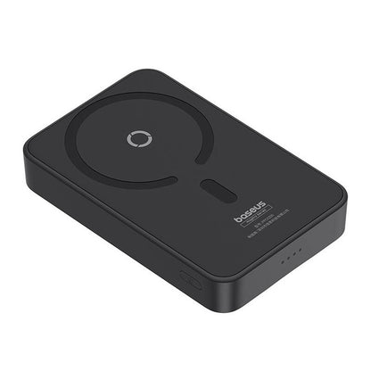 Batterie Externe Sans Fil Baseus MagPro PPCXZ05, 5000mAh, 20W, PD + FQI, 1 x QI - 1 x USB-C, Noire, Reconditionnée P10064101123-00