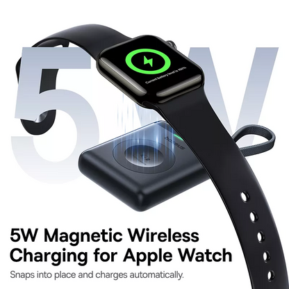 Batterie Externe Sans Fil Baseus EnerFill FW11 pour Apple Watch Series, 1640mAh, 5W, 1 x QI, Noire E0205301
