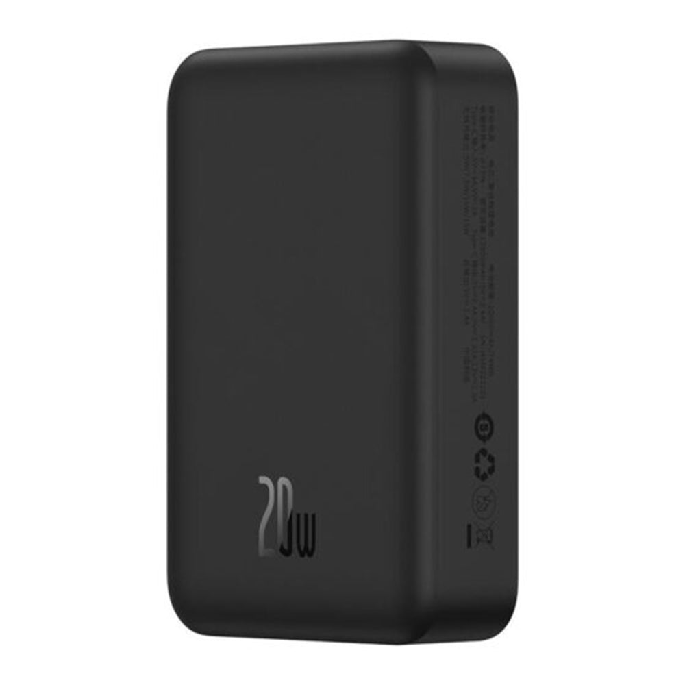 Batterie Externe Sans Fil Baseus EnerFill FM41, 20000mAh, 20W, PD - FQI, 1 x QI - 1 x USB-C, Noire E0027U00