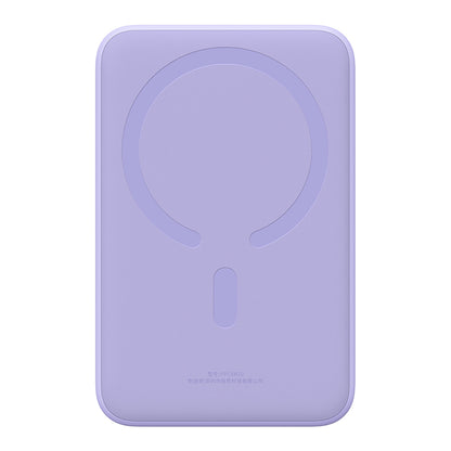 Batterie Externe Sans Fil Baseus Magnetic Mini, 20000mAh, 20W, PD + FQI, 1 x QI - 1 x USB-C, Mauve PPCX150005