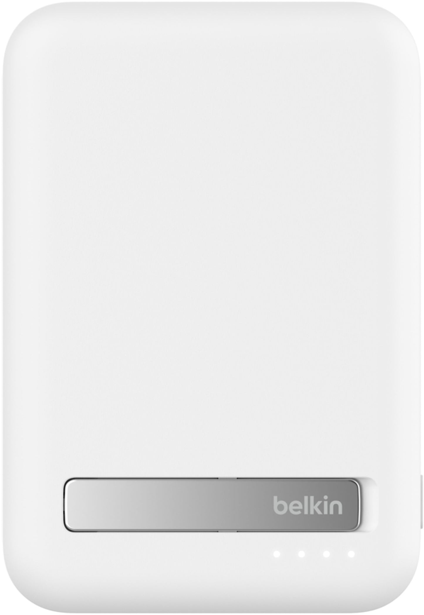 Batterie Externe Sans Fil Belkin BoostCharge Pro avec Support, 8000mAh, 15W, FQI, 1 x QI - 1 x USB-C, Blanche BPD007btWH