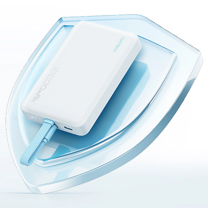 Batterie Externe Sans Fil Cuktech CP132ML, 10000mAh, 22,5W, PD + QI, 2 x USB-C, Blanche