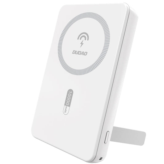 Batterie Externe Sans Fil Dudao K14S+, 10000mAh, 22.5W, QC + PD + FQI, 1 x QI - 1 x USB-A - 1 x USB-C, Blanche