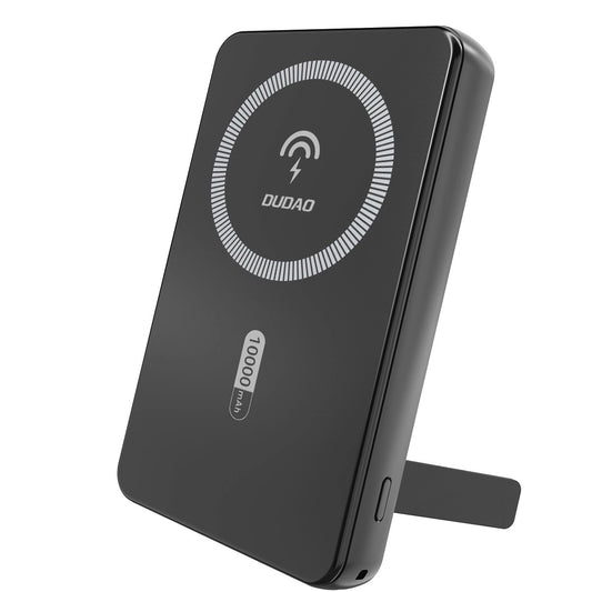 Batterie Externe Sans Fil Dudao K14S+, 10000mAh, 22.5W, QC + PD + FQI, 1 x QI - 1 x USB-A - 1 x USB-C, Noire