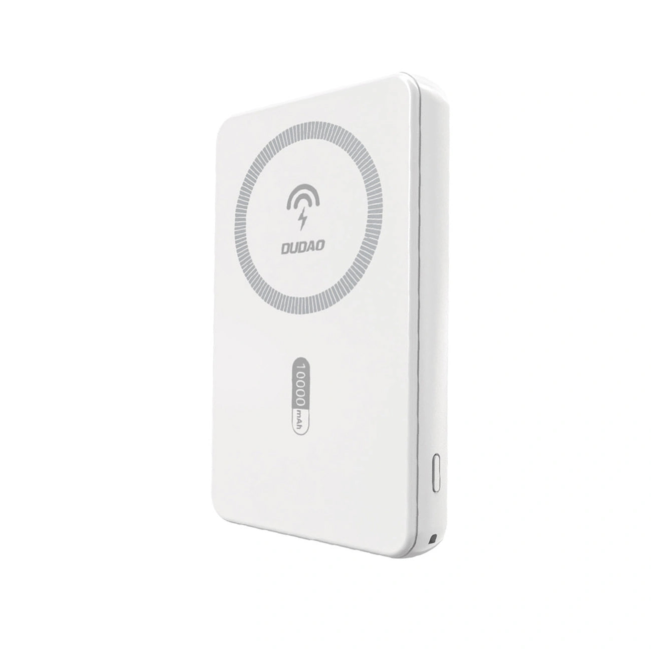 Batterie Externe Sans Fil Dudao K14S, 5000mAh, 20W, QC + PD + FQI, 1 x QI - 1 x USB-A - 1 x USB-C, Blanc