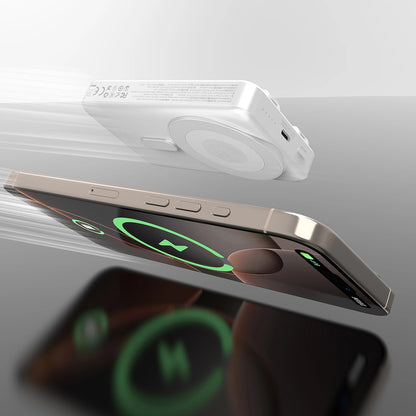 Batterie Externe Sans Fil Dudao K29, 10000mAh, 20W, PD + FQI, 1 x Lightning - 1 x QI - 1 x USB-C, Gris