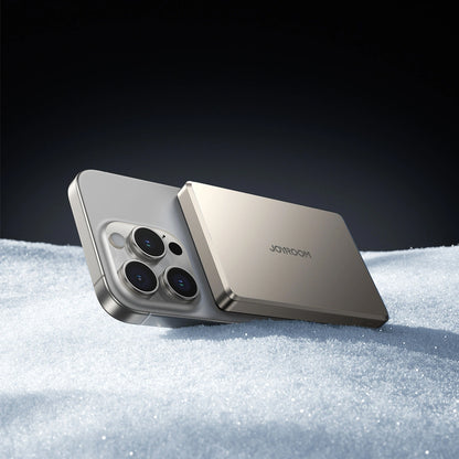 Joyroom JR-PBM08 Pro Wireless External Battery, 10000mAh, 22.5W, PD + FQI, 1 x QI - 2 x USB-C, Beige