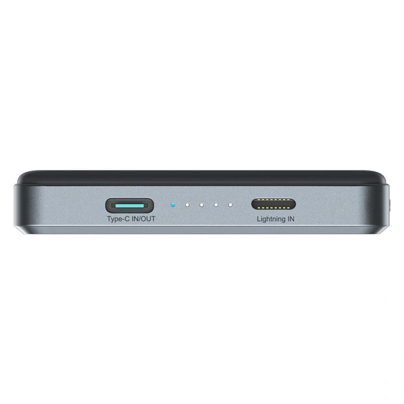 Batterie Externe Sans Fil Joyroom JR-PBM08 Pro, 10000mAh, 22,5W, PD + FQI, 1 x QI - 2 x USB-C, Gris