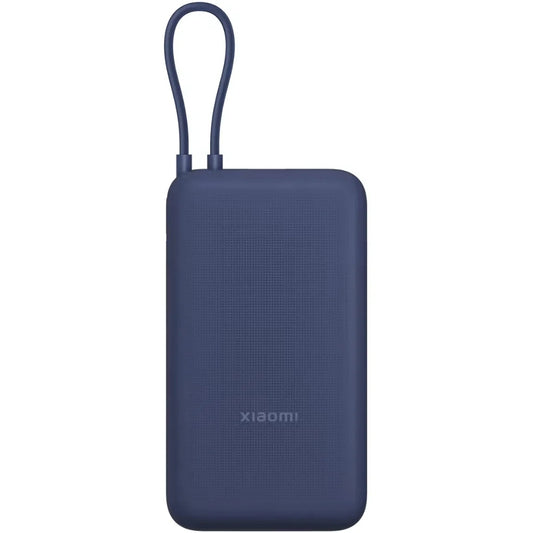 Batterie Externe Xiaomi, 20000mAh, 33W, QC + PD, 1 x USB-A - 2 x USB-C, Bleue BHR8975GL