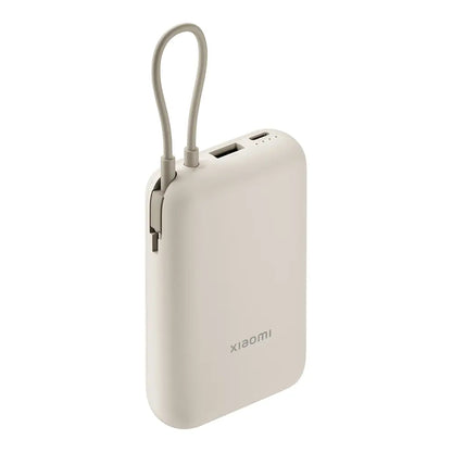 Batterie Externe Xiaomi Pocket Edition Pro, 10000mAh, 33W, QC + PD, 1 x USB-A - 1 x USB-C, Beige BHR9072GL