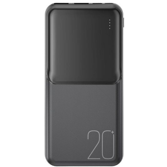 Batterie Externe XO Design PR252, 20000mAh, 10W, 2 x USB-A, Noire