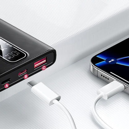 Batterie Externe Yesido YP92, 5000mAh, 22.5W, QC + PD, 1 x USB-A - 1 x USB-C, Noire