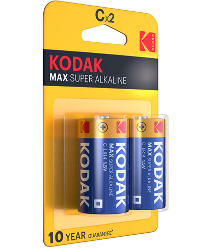 Pile Kodak Max Alcaline, LR14 Lot de 2 pièces