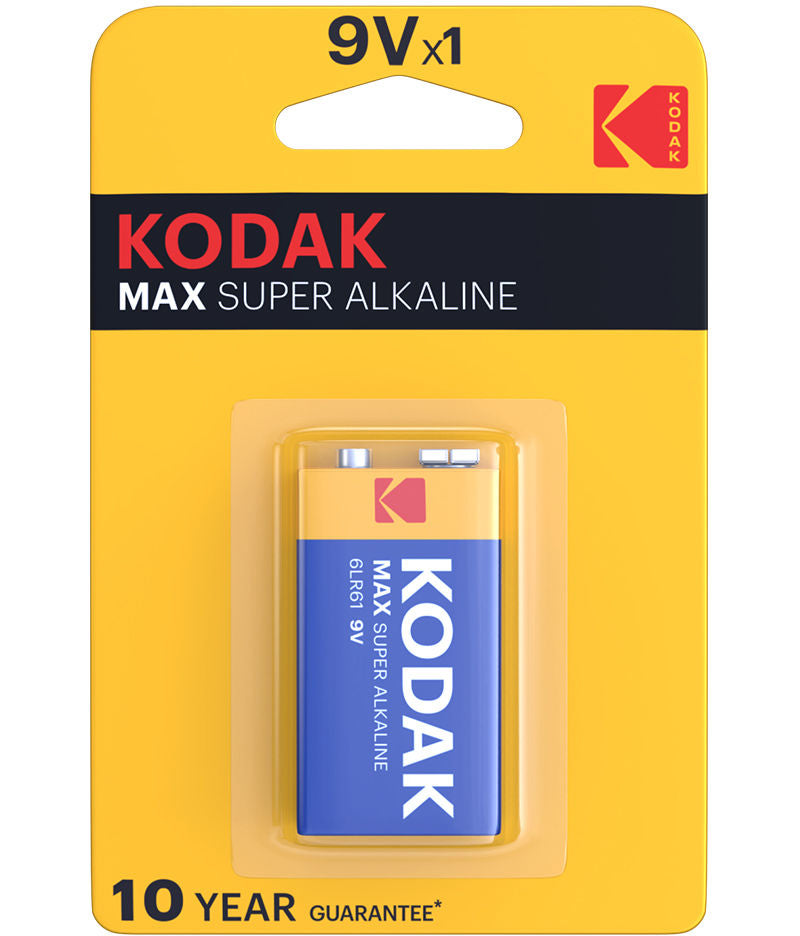 Pile Kodak Max Alcaline, 6LR61 (9V)