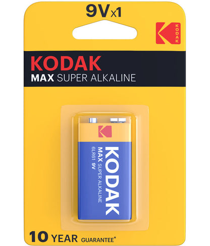 Pile Kodak Max Alcaline, 6LR61 (9V)