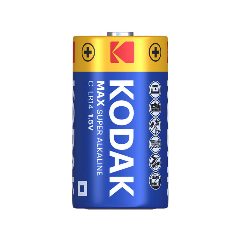 Pile Kodak Max Alcaline, LR14 Lot de 2 pièces