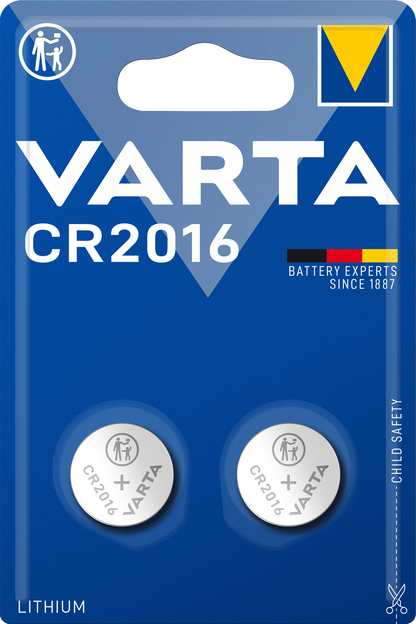 Piles Varta, CR2016, lot de 2 pièces