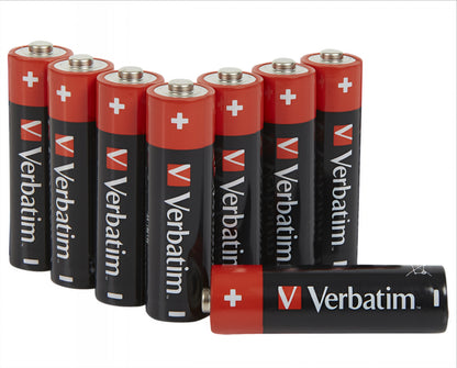 Pile Verbatim Premium, AA / LR6, Lot de 8 pièces 49503
