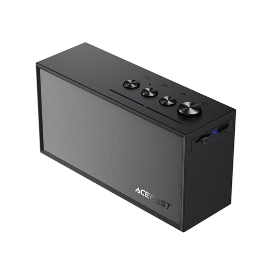 Enceinte Bluetooth Acefast K9 Go, 7W, TWS, RGB, Étanche, Noire